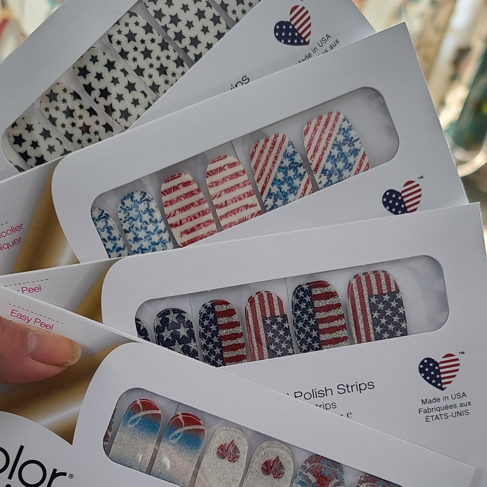 Red, White, and, Blue Nail Bundle